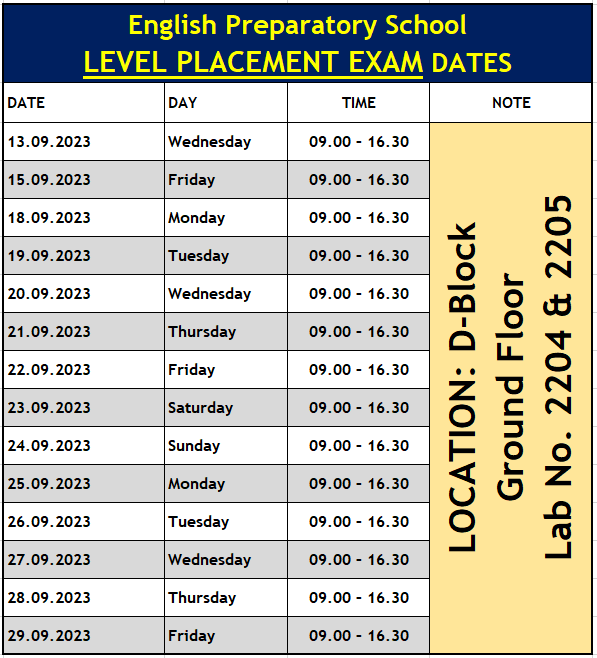 EXAM DATES eNGLİSHı.PNG