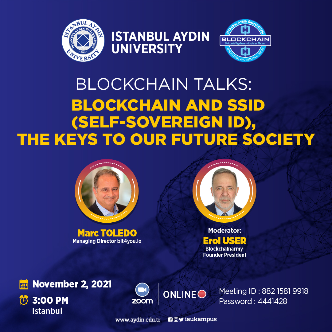 Blockchain Talks Blockchain and SSID (Self-Sovereign Id), the Keys to our Future Society.jpg